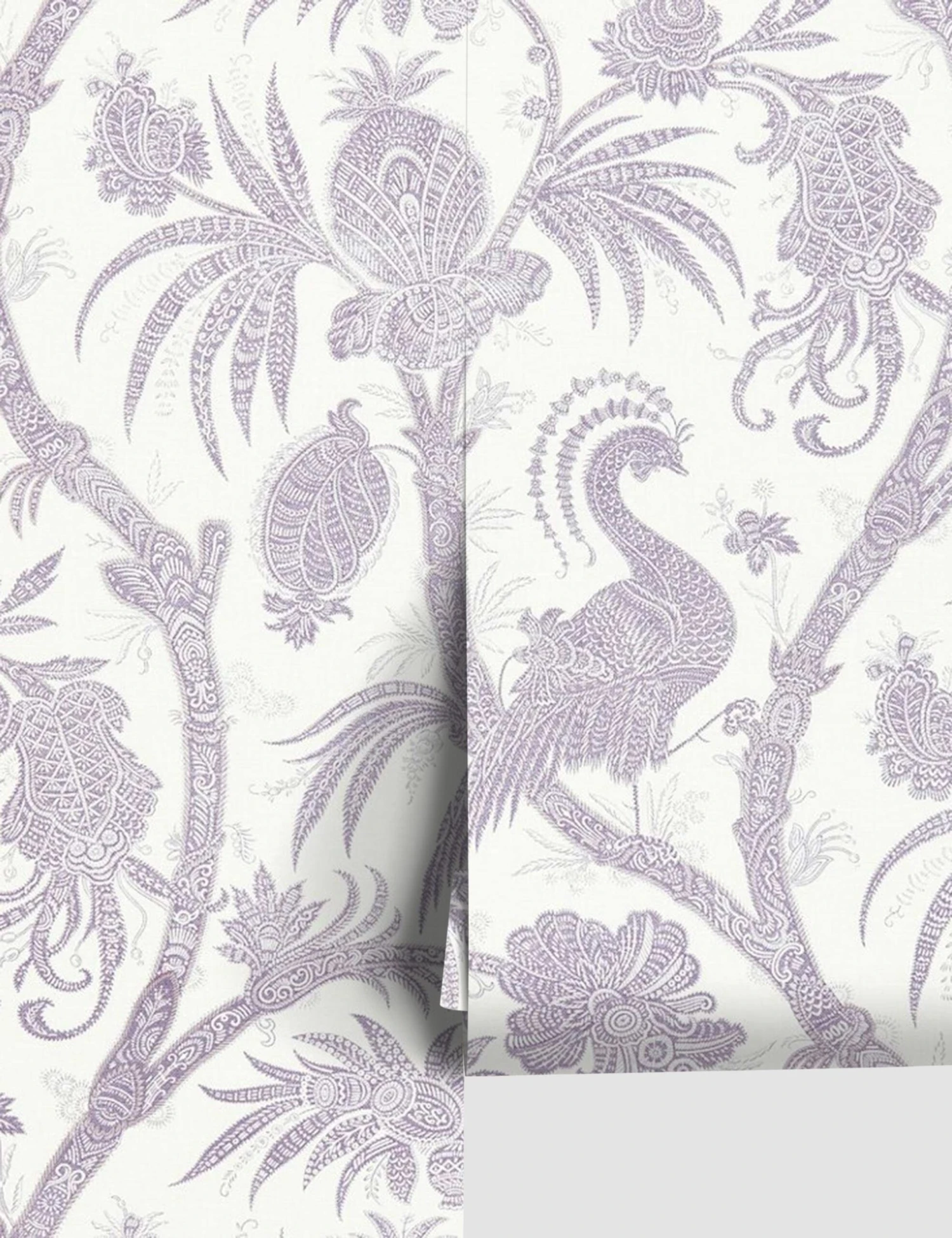 Scalamandre Balinese Peacock Wallpaper 2 Scalamandre Balinese Peacock Wallpaper - Image 2