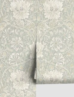 Morris & Co. Pure Honeysuckle & Tulip Wallpaper
