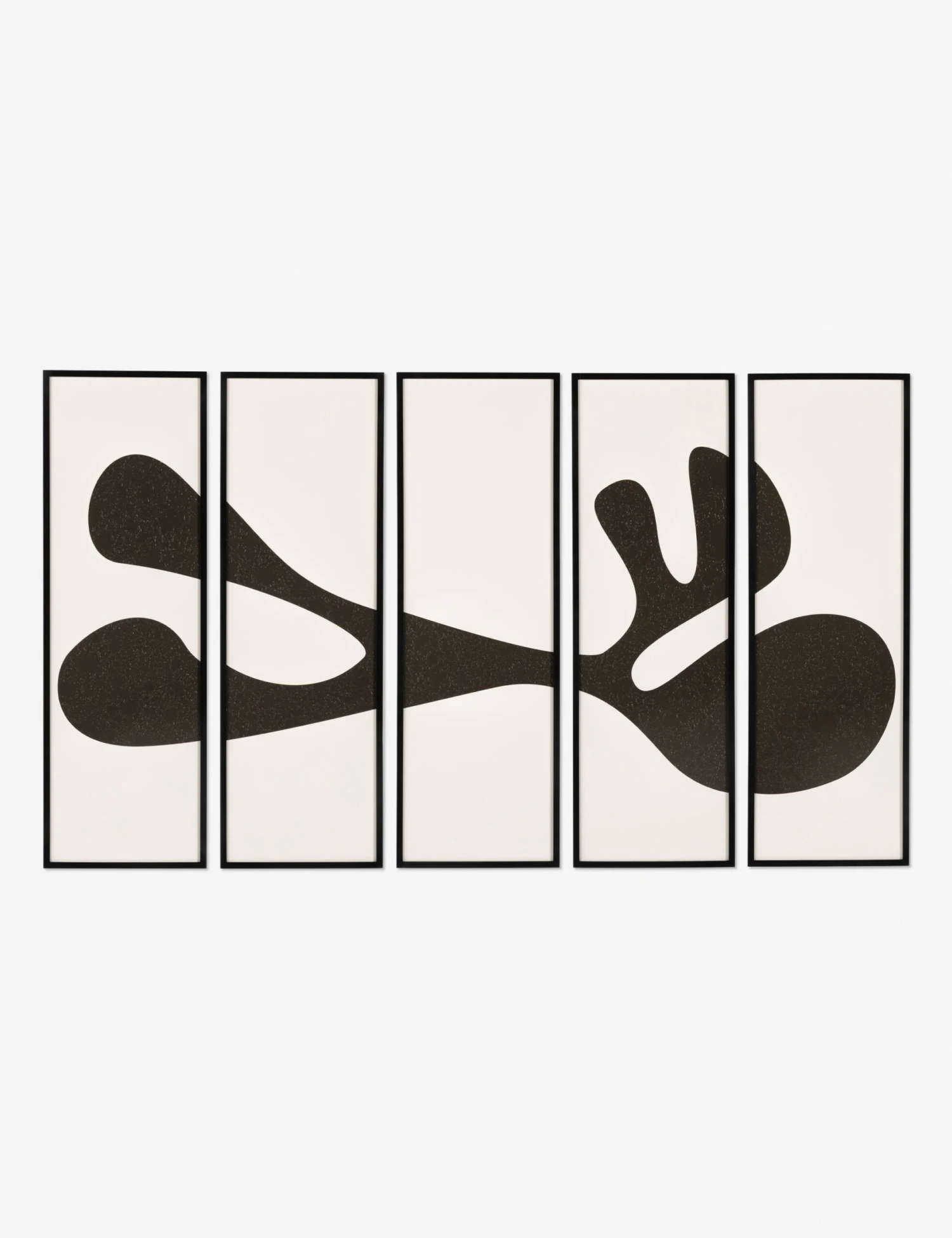 Organic Shape I Wall Art (Set Of 5) By FHAS Inhouse 1 Organic Shape I Wall Art (Set Of 5) By FHAS Inhouse