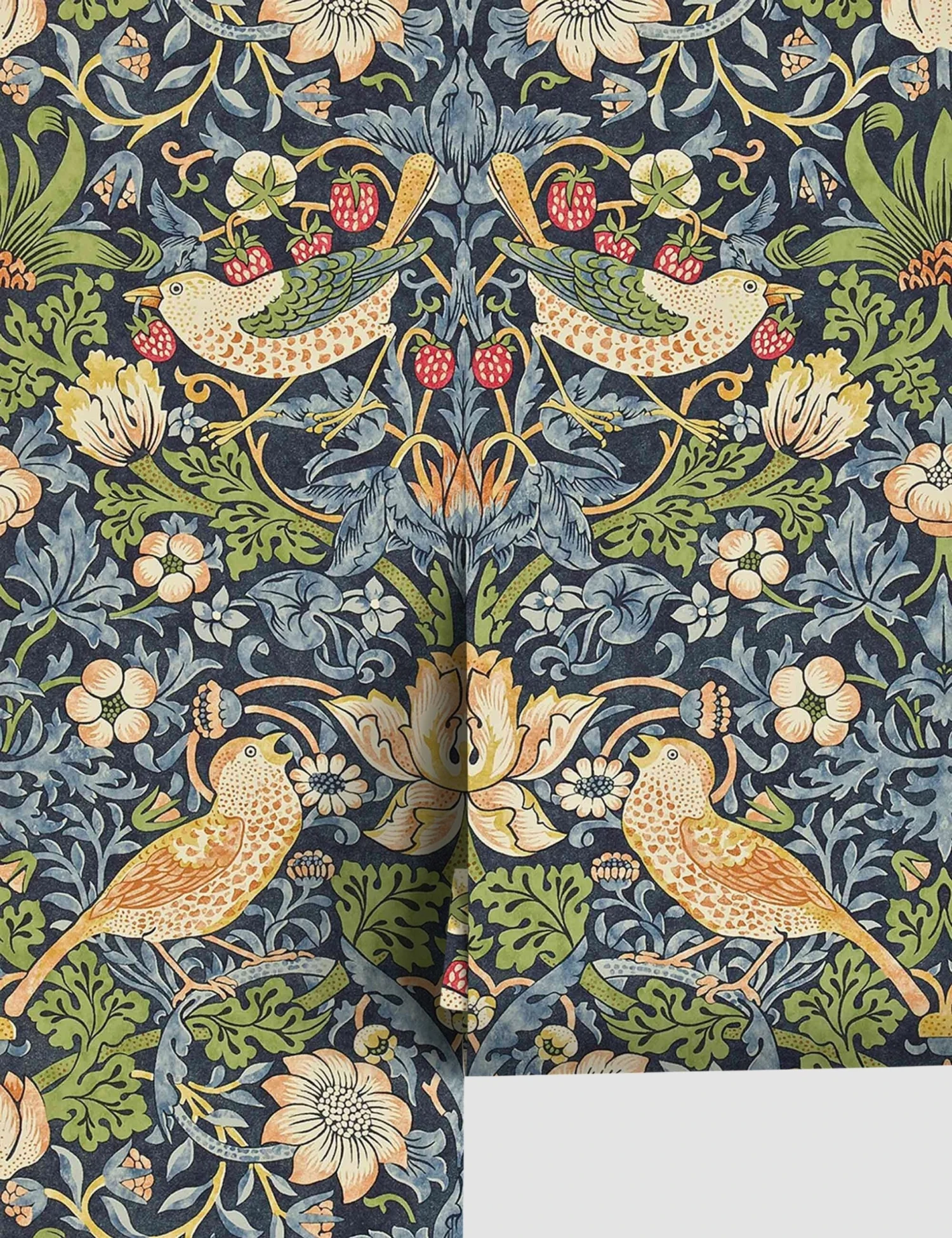 Morris & Co. Strawberry Thief Wallpaper 1 Morris & Co. Strawberry Thief Wallpaper
