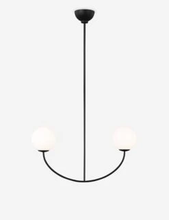 Galassia Linear Chandelier By AERIN 12 Galassia Linear Chandelier By AERIN -Famous Decoration Store AEC1042MBK