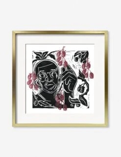 Mama's Making Pie Print By Adrian Brandon -Famous Decoration Store AdrianMamasMakingPieGoldFrame