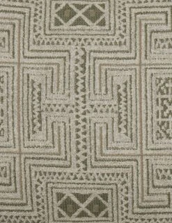 Azra Indoor / Outdoor Pillow By Sunbrella For Lulu And Georgia -Famous Decoration Store AzraOutdoorLumbarPillow CadetGreen A0655705B 1538 swatch