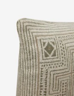 Azra Indoor / Outdoor Pillow By Sunbrella For Lulu And Georgia -Famous Decoration Store AzraOutdoorPillow CadetGreen A0655706B 1464