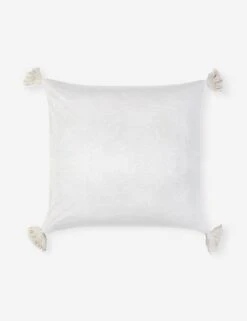 Bianca Velvet Pillow By Pom Pom At Home -Famous Decoration Store Biancawhite20copy