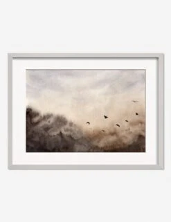 Bird Landscape Print By Renata Tot IveziÄ‡ -Famous Decoration Store BirdLandscapeSilverFrame