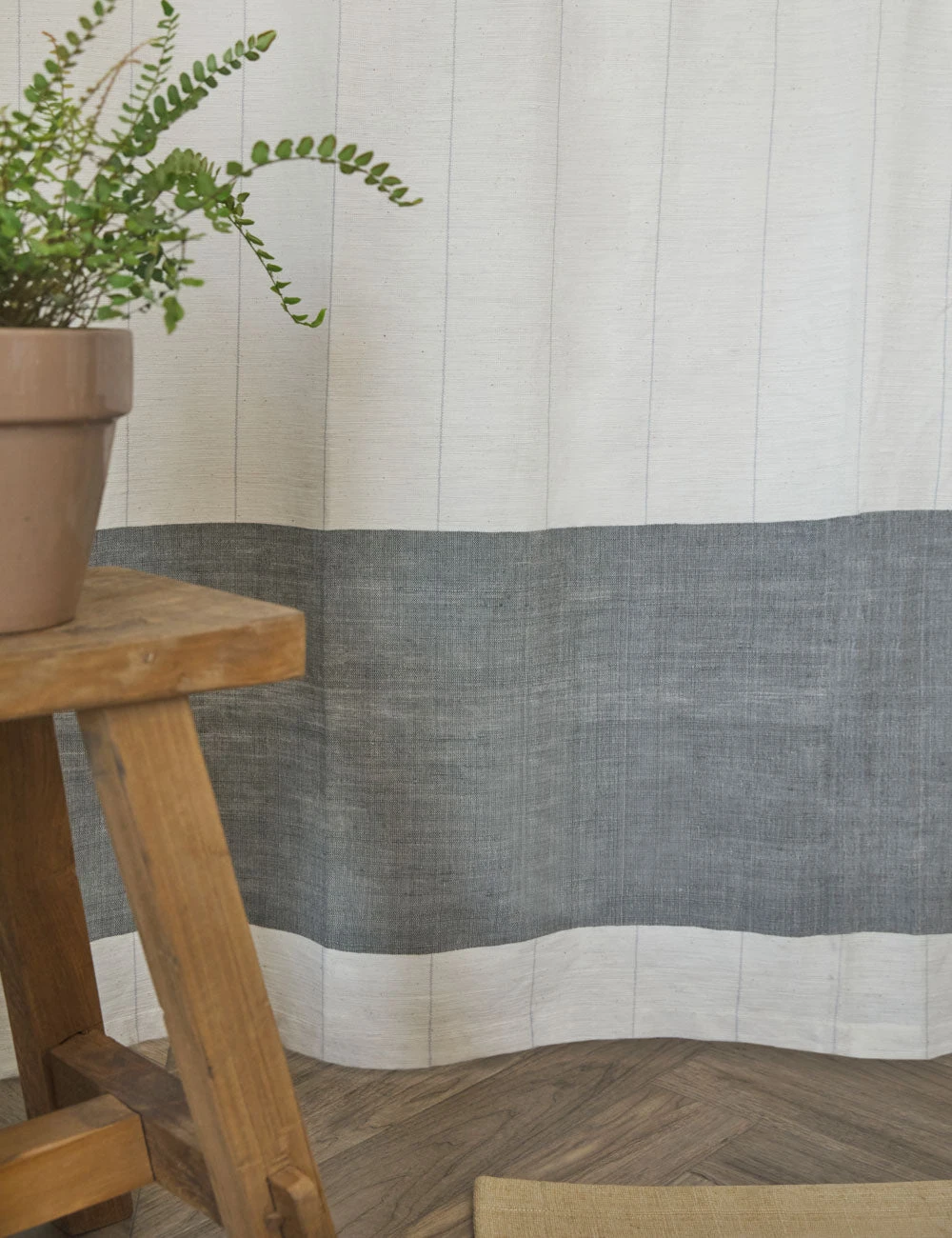 Karo Shower Curtain By Bolé Road Textiles 4 Karo Shower Curtain By Bolé Road Textiles - Image 4