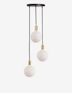 Triple Pendant Light With Sphere IV By Tala -Famous Decoration Store CP BLK SET TRI BP 01 4