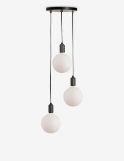Triple Pendant Light With Sphere IV By Tala -Famous Decoration Store CP BLK SET TRI GP 01 4
