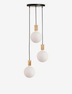 Triple Pendant Light With Sphere IV By Tala -Famous Decoration Store CP BLK SET TRI OP 01 4
