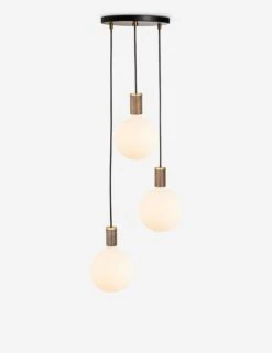 Triple Pendant Light With Sphere IV By Tala -Famous Decoration Store CP BLK SET TRI WP 01 3 2