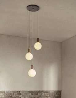 Triple Pendant Light With Sphere IV By Tala -Famous Decoration Store CP BLK SET TRI WP 01 8