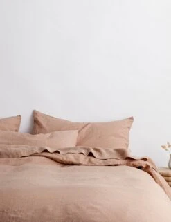 European Flax Linen Duvet Set By Cultiver -Famous Decoration Store CULTIVER Bed Fawn 8efc3df2 d69d 4c91 ac52 4d32d977c250