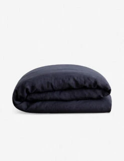 European Flax Linen Duvet Cover By Cultiver -Famous Decoration Store CULTIVER Linen Duvet Cover Navy
