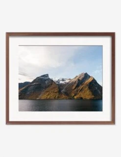 Fjords Photography Print By Carley Rudd 13 Fjords Photography Print By Carley Rudd -Famous Decoration Store CarleyRuddFjordsWalnutFramedPrint