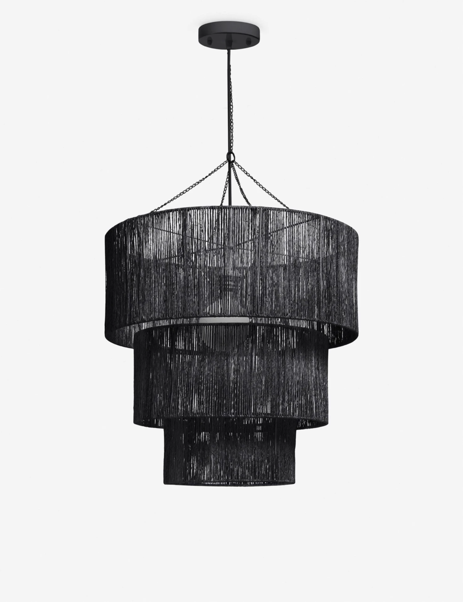 Chavette Chandelier, Black 3 Chavette Chandelier, Black - Image 3