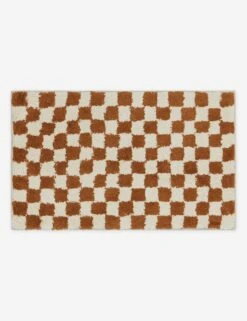 Checkerboard Bath Mat By Sarah Sherman Samuel 16 Checkerboard Bath Mat By Sarah Sherman Samuel -Famous Decoration Store CheckerboardBathMatbySarahShermanSamuel Umber 21 x34 A0656925 5148