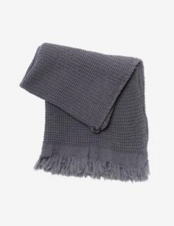 Ella Waffle Hand Towel By House No. 23 19 Ella Waffle Hand Towel By House No. 23 -Famous Decoration Store ELLAHANDTOWEL ANTHRACITE PRODUCT