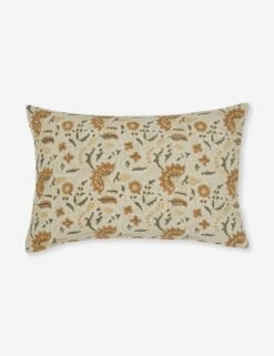 Eames Linen Pillow -Famous Decoration Store EamesLinenLumbarPillow Rust A0654990B 17297