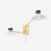 Leander Adjustable Plug-In Sconce