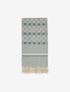 Logan Turkish Towel By House No. 23 -Famous Decoration Store HouseNo.23LoganTowel AegeanSea 9710