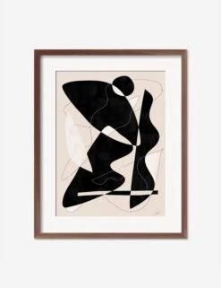 Intricate Black Print By Jan SkÃ¡celÃ­k -Famous Decoration Store IntricateWalnutFrame