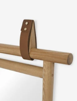 Kendyl Leather Strap Mirror -Famous Decoration Store KendylWallMirror 4984