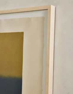 Gradient Silkscreen Wall Art By Visual Contrast -Famous Decoration Store L0470491 Gradient1 olive indigo StuidoLifestyle 4