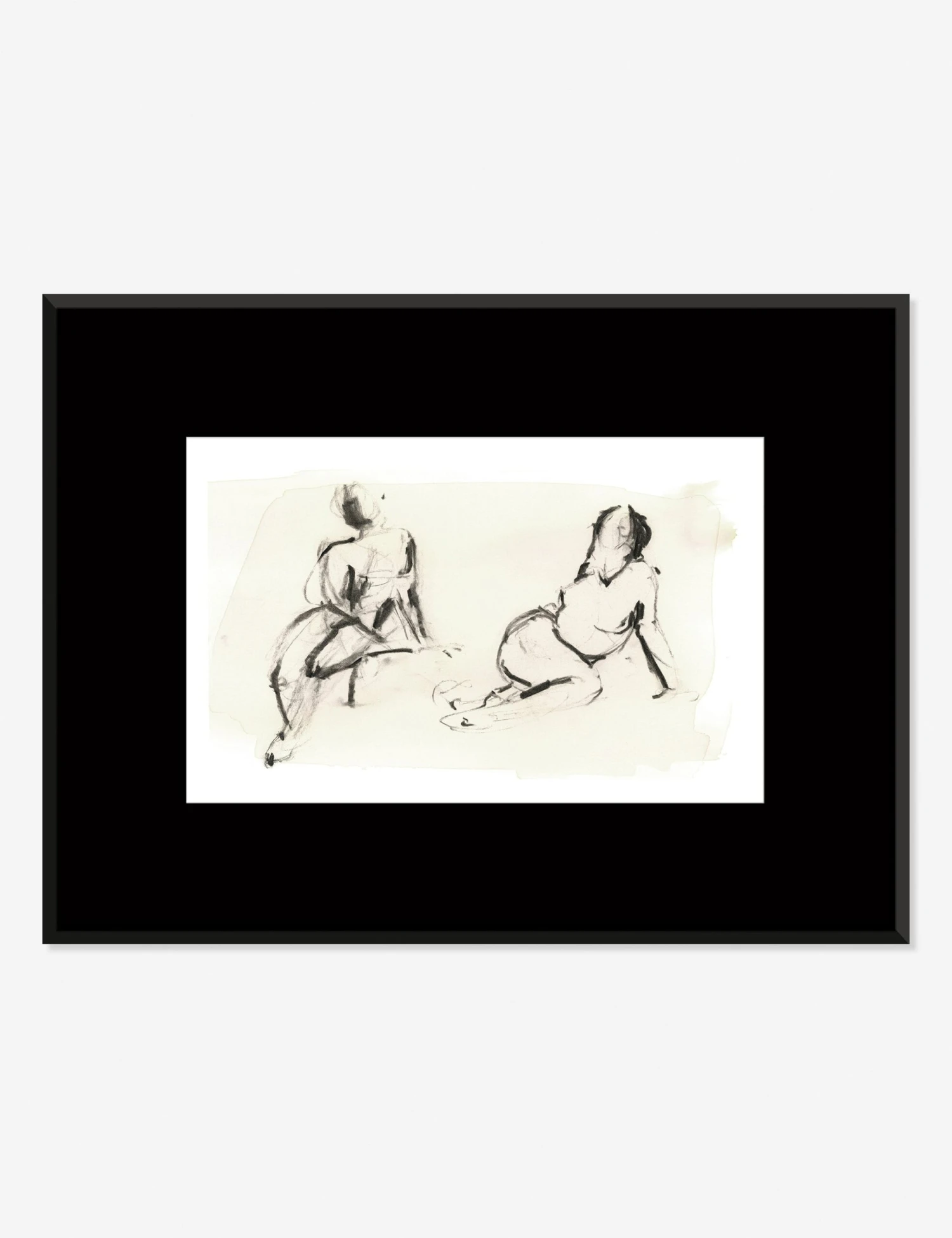 Charcoal Nudes 1 Wall Art By ZBC House 1 Charcoal Nudes 1 Wall Art By ZBC House