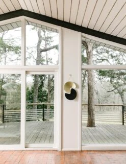 Echo Wall Hanging By Circle & Line -Famous Decoration Store LG echo wall black brass 4