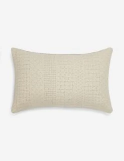 Larchmont Indoor / Outdoor Pillow By Sunbrella For Lulu And Georgia 23 Larchmont Indoor / Outdoor Pillow By Sunbrella For Lulu And Georgia -Famous Decoration Store LarchmontIndoor OutdoorLumbarPillow Ivory A0652662B