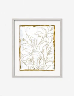 Lilies Wall Art By Laurel-Dawn Latshaw -Famous Decoration Store LaurelDawnLiliesSilverFrame