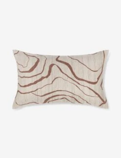 Canyon Pillow By Elan Byrd -Famous Decoration Store Lulu and Georgia CanyonLumbarPillow Terracotta 0255 Site Crop Product