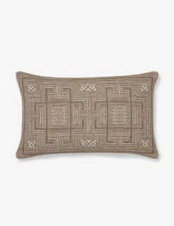 Azra Indoor / Outdoor Pillow By Sunbrella For Lulu And Georgia -Famous Decoration Store Lumbar Natural