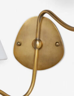 Magdalene Double Sconce 22 Magdalene Double Sconce -Famous Decoration Store MagdaleneDoubleSconceBrass WhiteShade 0019