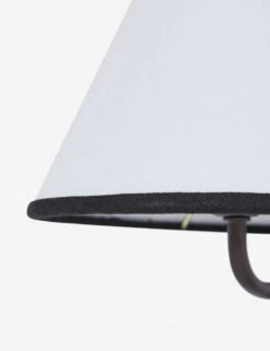 Magdalene Single Sconce -Famous Decoration Store MagdaleneSconceBronze BlackRimShade 0024