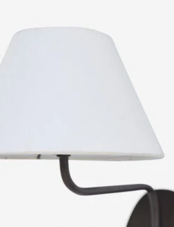 Magdalene Single Sconce -Famous Decoration Store MagdaleneSconceBronze WhiteShade 12745