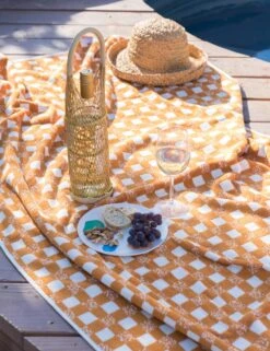 Monroe Organic Towel By House No. 23 -Famous Decoration Store MonroeTowel SudanBrown 1