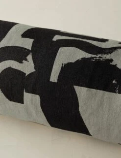 Organic Shapes Linen Bolster Pillow By Sarah Sherman Samuel 18 Organic Shapes Linen Bolster Pillow By Sarah Sherman Samuel -Famous Decoration Store OrganicShapesLinenBolsterPillow KhakiandBlackbySarahShermanSamuel A0656013B1130 Product