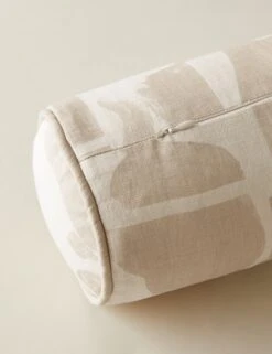 Organic Shapes Linen Bolster Pillow By Sarah Sherman Samuel 29 Organic Shapes Linen Bolster Pillow By Sarah Sherman Samuel -Famous Decoration Store OrganicShapesLinenBolsterPillow TaupeandIvorybySarahShermanSamuel A0656012B1139 Product