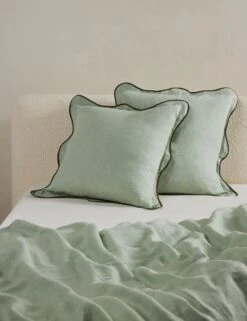 Essie Hemp Sham By Sarah Sherman Samuel -Famous Decoration Store OteliaHempSham Lichen Euro A0656706 551 Product