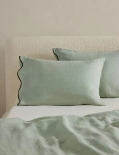 Essie Hemp Sham By Sarah Sherman Samuel -Famous Decoration Store OteliaHempSham Lichen Standard A0656702 1 Product