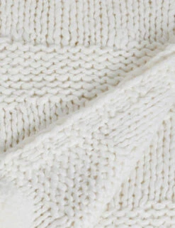 Oulu Throw By Pom Pom At Home -Famous Decoration Store OuluWinterWhiteThrow swatch