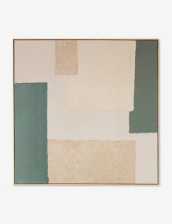 Patchwork Green Wall Art By Visual Contrast