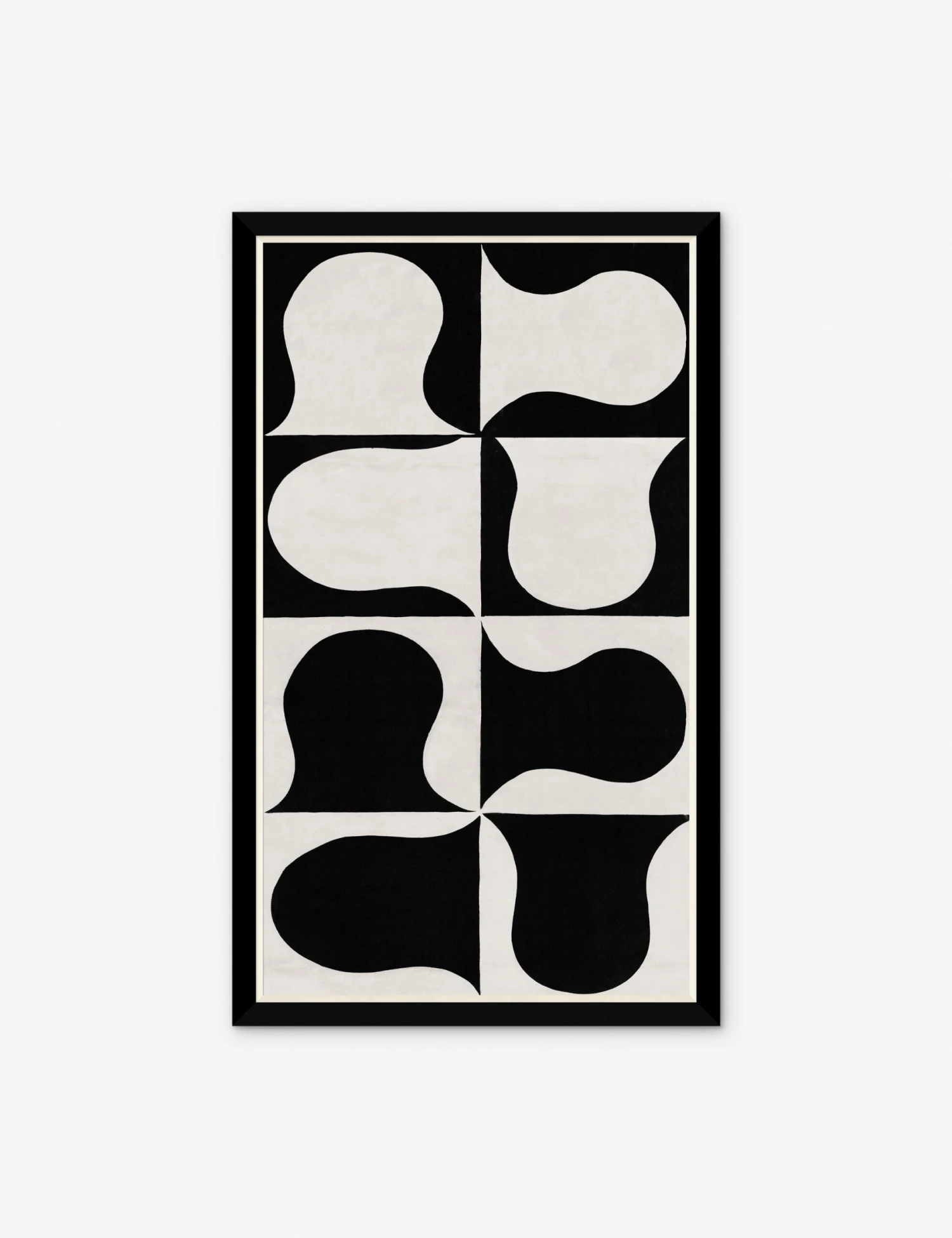 Black And White Abstract Series B Long Print By Paule Marrot 2 Black And White Abstract Series B Long Print By Paule Marrot - Image 2