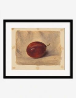 Plum Print By John Henry Hill -Famous Decoration Store PlumBlackMatted