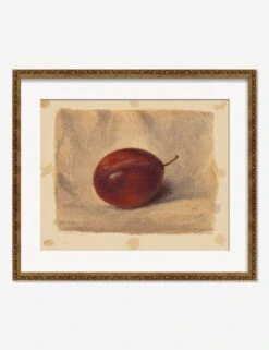 Plum Print By John Henry Hill -Famous Decoration Store PlumBronzeGoldOrnateMatted