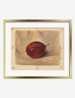 Plum Print By John Henry Hill -Famous Decoration Store PlumGoldMatted