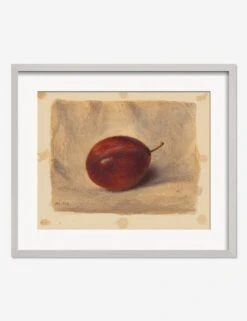 Plum Print By John Henry Hill -Famous Decoration Store PlumSilverMatted