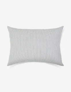 Connor Linen Cotton Sham By Pom Pom At Home 6 Connor Linen Cotton Sham By Pom Pom At Home -Famous Decoration Store PomPomatHomeConnorBigPillow IvoryandDenim f530a9b8 db67 4098 b23b 8d8cac5eebde
